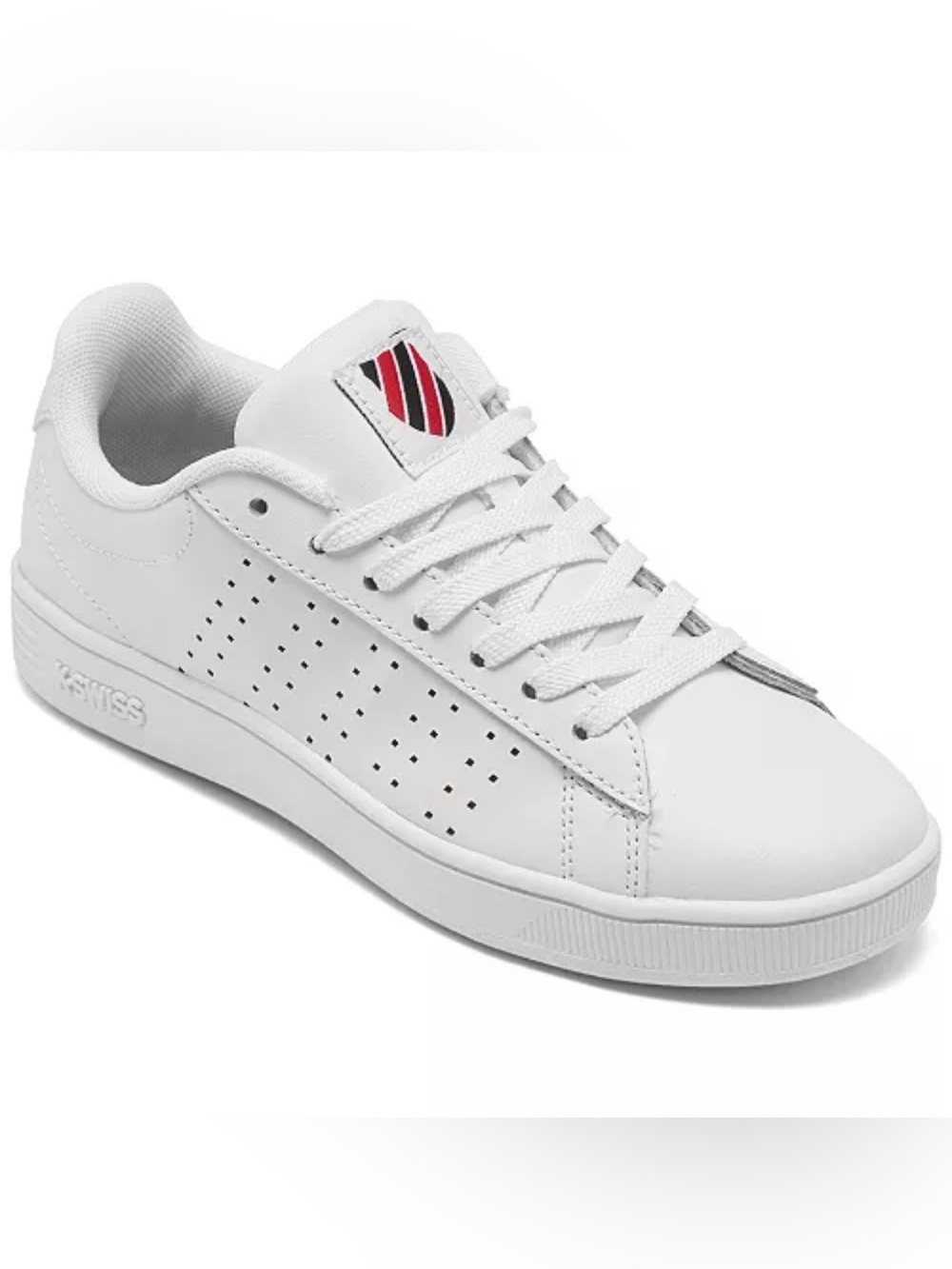 K-Swiss Brand Court Casper All White Casual Sneakers for everyday wear - Picture 2 of 10